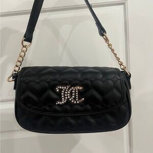 Juicy Couture Black Quilted Shoulder Bag